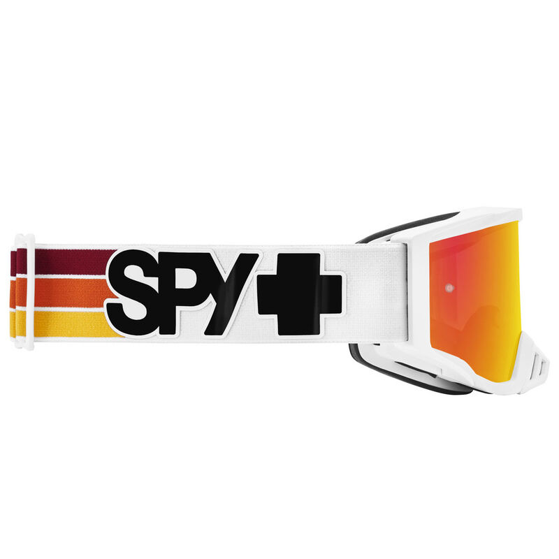 FOUNDATION PLUS, Matte White-HD Smoke Red Spectra Mirror + HD Clear, hi-res image number null